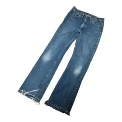 Levis607W28デニムジーンズジーパンパンツ古着ヴィンテージフレア茶色 