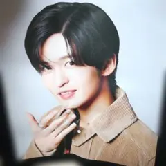 【新品】目黒蓮の顔写真プリント トートバッグ 黒