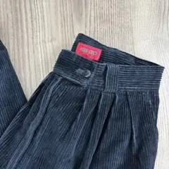 KENZO PARIS ブラック コーデュロイ パンツ 古着のサムネイル