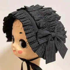 クラシカル ヘッドドレス(ストライプ)ロリータ ロリィタ ハンドメイド クラロリ
