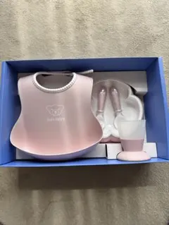 【極美品】BABYBJÖRN ベビービョルン　ベビー用食器セット ピンクのサムネイル