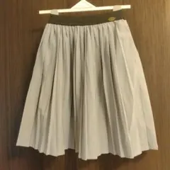 グレー プリーツスカート　130センチのサムネイル