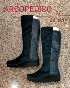 【ARCOPEDICO】36 23.5cmアルコペディコ 厚底ロングブーツ