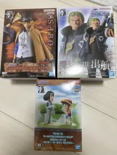 ワンピース フィギュアセット サボ ゾロ ルフィ