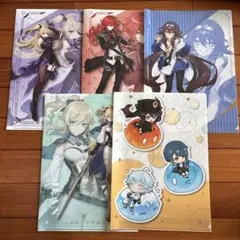 原神　クリアファイル 5枚セット