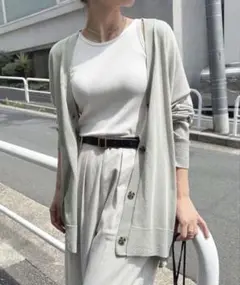andme UVカット 接触冷感 シアー カーディガン