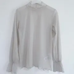 【未使用】VIS ラメシースルートップス　フリーサイズ