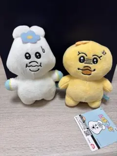 ⚠️最大値下げ中⚠️超メルカリ市の期間のみ！！ んぽちゃむ　きみまろ　ぬいぐるみ②のサムネイル