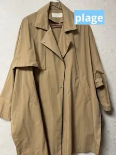 PLAGE プラージュ　テントコート　ベージュ　36のサムネイル