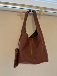 Charles & Keith トートバッグ ポーチ付き ブラウンのサムネイル