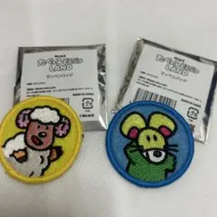 開封済み新品たべっ子どうぶつランド　ワッペンバッジ