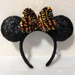 ミニー ディズニーランド限定 スパンコール ラメ カチューシャ