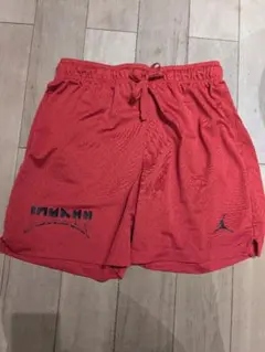 Jordanジョーダン 赤レッド バスケットボールパンツ Ｌサイズ