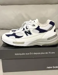 ★New Balance 992 ★27cmホワイト/ネイビー
