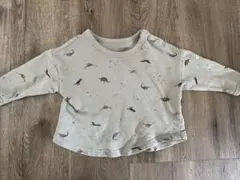 PUPPAPUPO恐竜柄 長袖カットソー