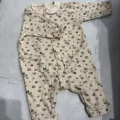 プチバトー 花柄ロンパース 6m/67cm
