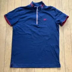 St. Christopher ハーフジップ ゴルフシャツ サイズ50 ネイビー