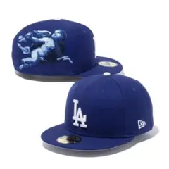LAロゴ ベースボールキャップ ネイビー