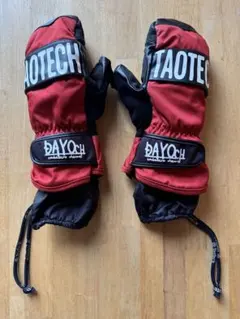 TAOTECH DAYOCH ミトングローブ 赤黒 Ｌ あすかだよ