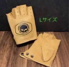 Harley-Davidson レザー指切りグローブ Lサイズ