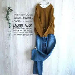 ✱ studio CLIP✱　ステッチデザイン　ニットカーディガン