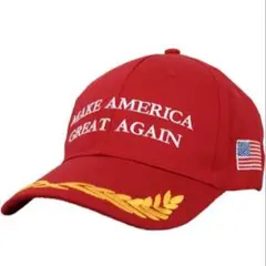 【新品】トランプ大統領 2020 MAGAハット 赤 フリーサイズ 野球帽 帽子