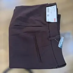 UNIQLO スマートフレアパンツ　濃い茶　タグ付き　M