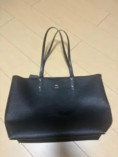 COACH ブラック トートバッグ 合成皮革