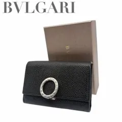 BVLGARI ブルガリ 6連キーケース 8.447 レザー ブラックのサムネイル