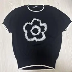 MARY QUANT 半袖ニット デイジーモチーフのサムネイル