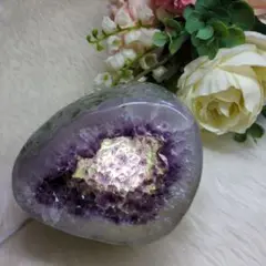 ♡浄化済み♡　アメジスト　オールカット　ミニドーム　財布