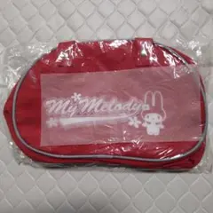 My Melody 赤 メッシュポーチ