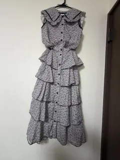 René ルネ 花柄 ボウタイ ノースリーブ ワンピース - メルカリ