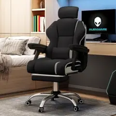 広々革張り高背オフィスチェア 人間工学設計 ホームオフィスゲーミングに