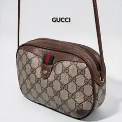 Gucci シェリーライン オールドグッチ GGパターン ショルダーバッグ 美品