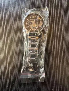 GINEVA ブラウン クロノグラフ 腕時計