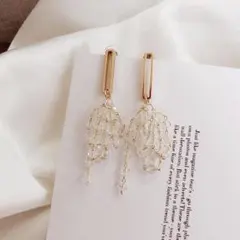 大人　シンプル　お洒落　ぶら下がり　ゴールド　シルバー925　ピアス