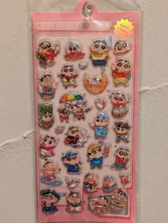 ★新品未開封♡クレヨンしんちゃん♡ウォーターシール♡立体シール