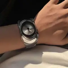 シルバー Archive metal watch テック系 腕時計 アナログ