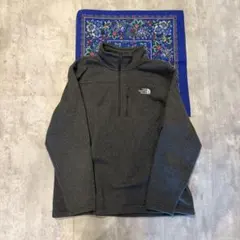 ノースフェイスハーフジッププルオーバー フリースベターセーター裏ボアロゴ刺繍
