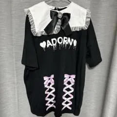 アンクルージュ Ank Rouge ビジューリボン ワンピース 地雷系 量産型