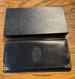 【未使用】 レオナルドチェンバレ 長財布 ブラック ゴールド金具のサムネイル