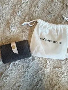 MICHAEL KORS 二つ折り財布 MKロゴ ブラウンのサムネイル
