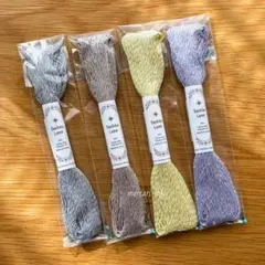 オリムパス Sashiko Lamé 刺し子糸 ラメ入り 4つセット