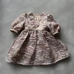 next キッズ 花柄ワンピース　キラキラ　ピンク系