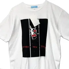 タグ付き未使用品 2K BY GINGHAM バスキア コラボ Tシャツ 白 M