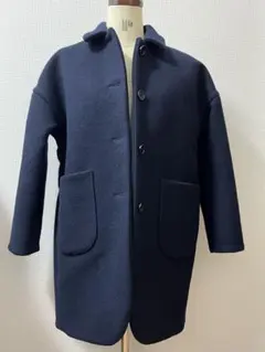 BLUE BLUE JAPAN ネイビーコート シワ加工 サイズ0 - メルカリ
