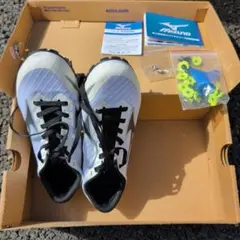 MIZUNO 陸上競技用スパイクシューズ 付属品完備のサムネイル