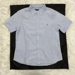 ラルフローレン ボタンダウン　シャツ 半袖 ブルー　Ralph Lauren