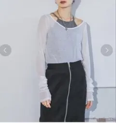 JEANASIS ネックレイヤード2P LS TEE